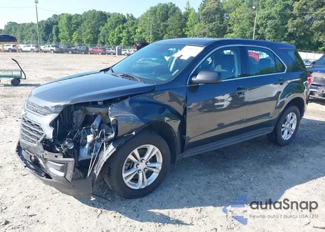 2017 Chevrolet Equinox Ls z USA, uszkodzony, nr VIN 2GNALBEK3H6120032